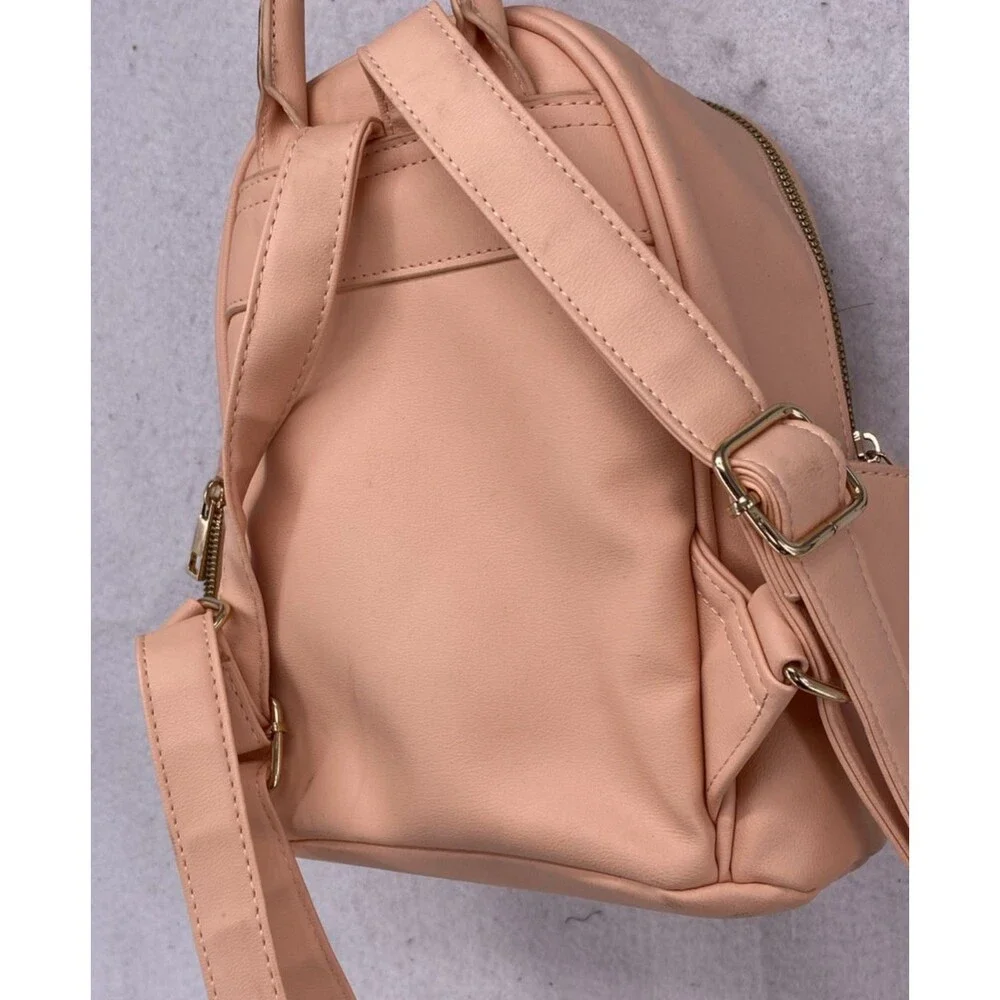 LD Like Dreams Mini Backpack Purse Pink Hand Bag Commute School - Picture 9 of 13